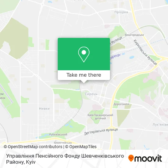 Управління Пенсійного Фонду Шевченківського Району map
