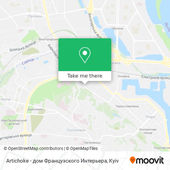 Карта Artichoke - дом Французского Интерьера