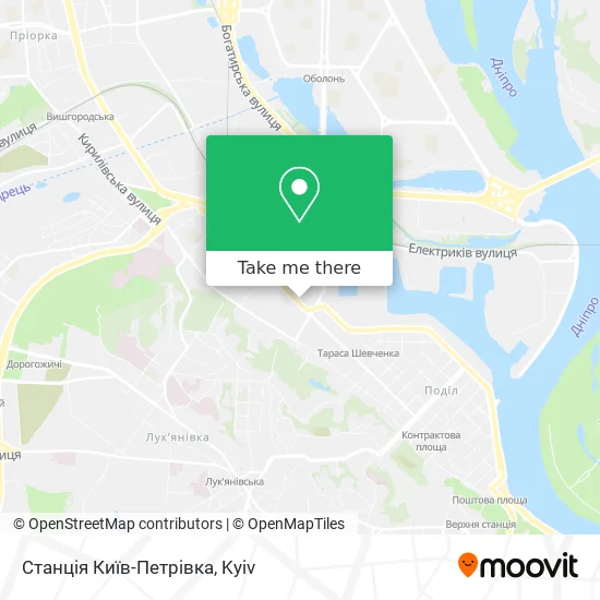 Станція Київ-Петрівка map