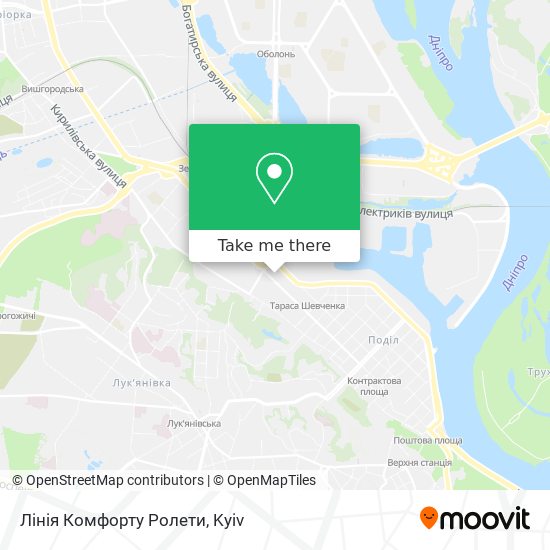 Лінія Комфорту Ролети map