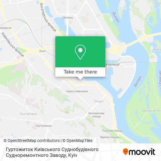 Гуртожиток Київського Суднобудівного Судноремонтного Заводу map