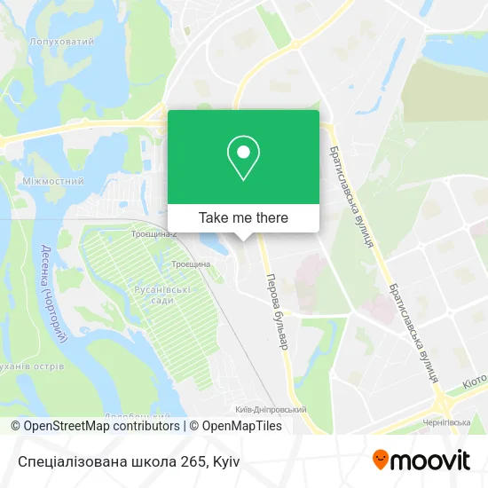 Спеціалізована школа 265 map