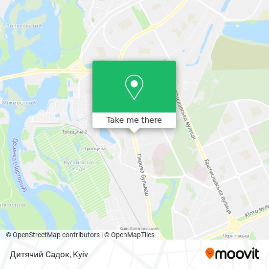 Дитячий Садок map