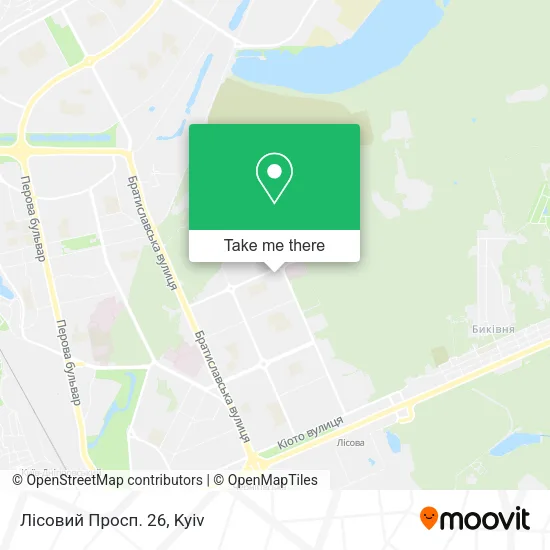 Лісовий Просп. 26 map
