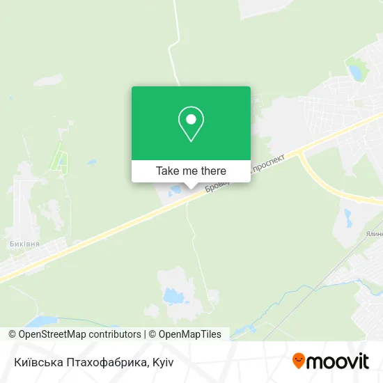 Карта Київська Птахофабрика