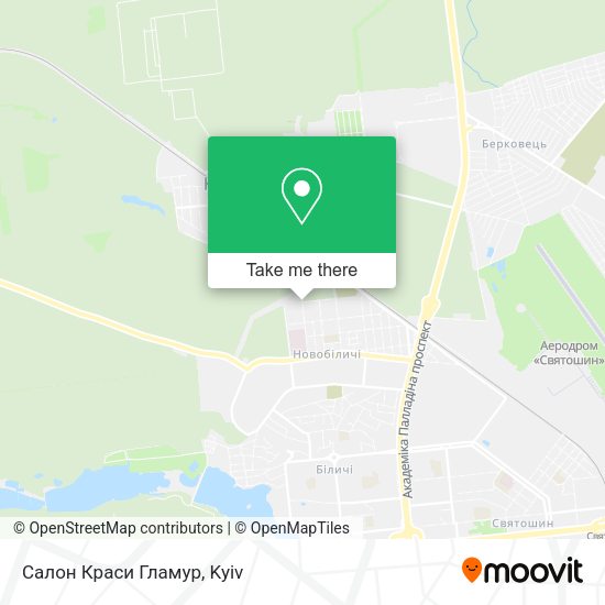 Карта Салон Краси Гламур