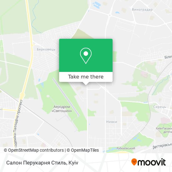 Салон Перукарня Стиль map