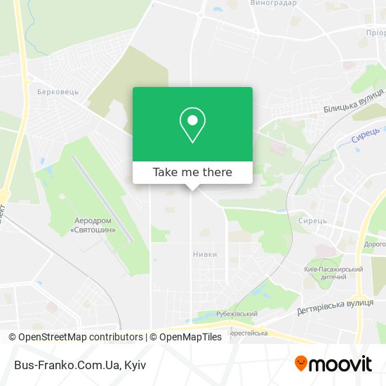 Карта Bus-Franko.Com.Ua