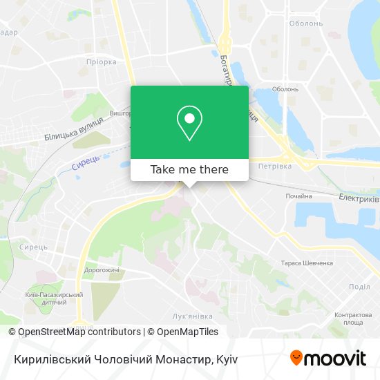 Кирилівський Чоловічий Монастир map