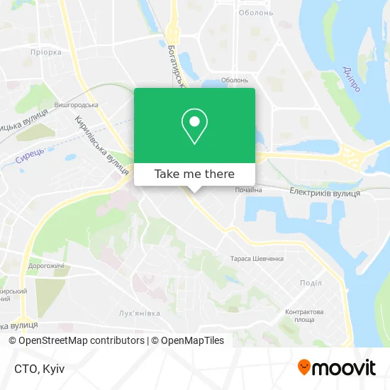 СТО map