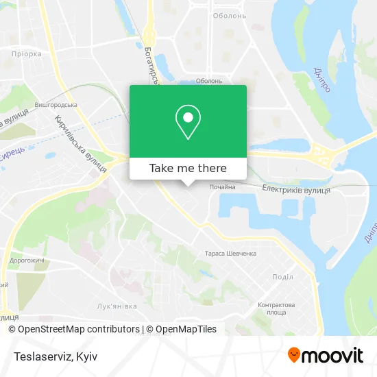 Карта Teslaserviz