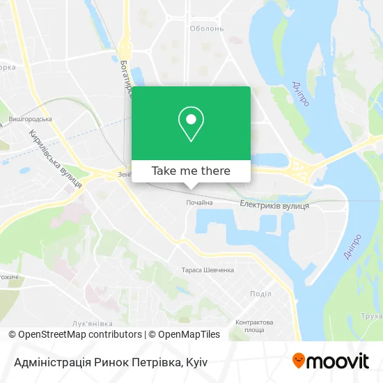 Адміністрація Ринок Петрівка map