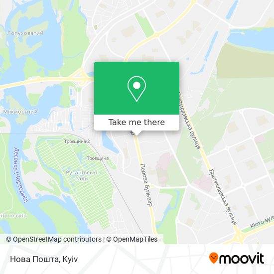 Нова Пошта map
