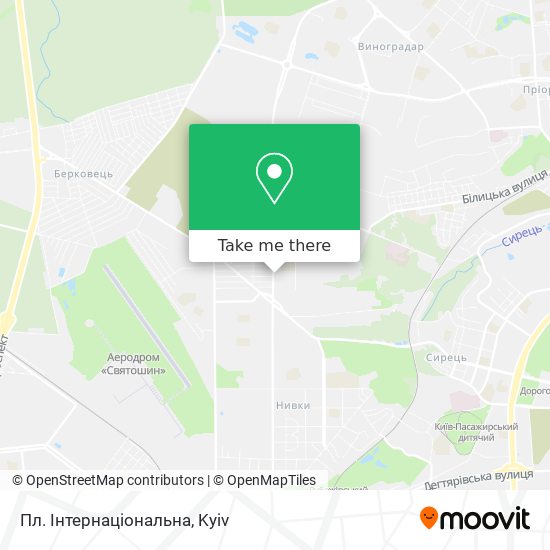 Пл. Інтернаціональна map