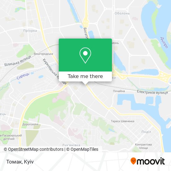 Томак map