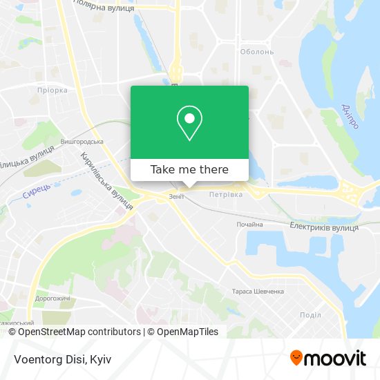 Карта Voentorg Disi