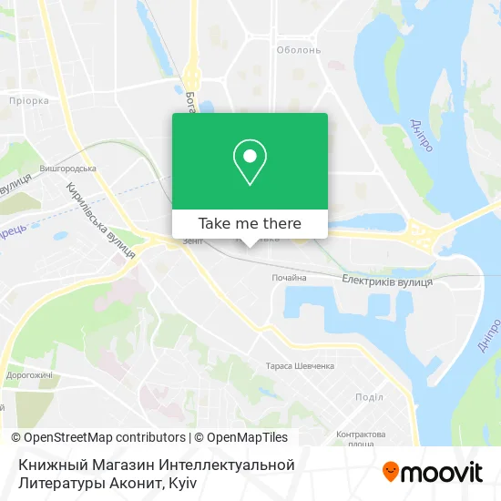 Книжный Магазин Интеллектуальной Литературы Аконит map