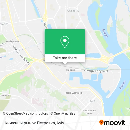 Карта Книжный рынок Петровка