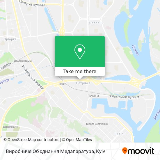 Виробниче Об'єднання Медапаратура map