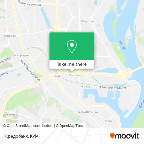 Кредобанк map