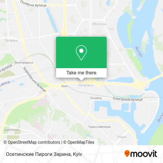 Карта Осетинские Пироги Зарина