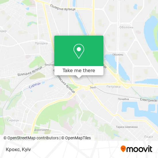 Крокс map