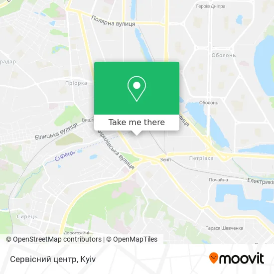Карта Сервісний центр