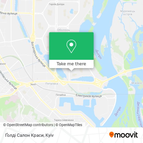 Ґолді Салон Краси map