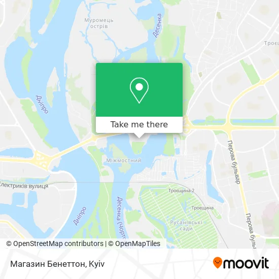 Карта Магазин Бенеттон