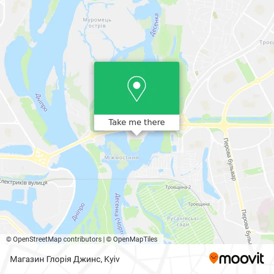 Магазин Глорія Джинс map