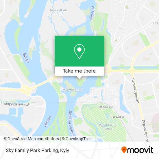Sky Family Park Parking map