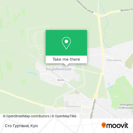Сто Гуртівня map