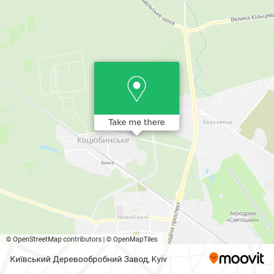 Карта Київський Деревообробний Завод