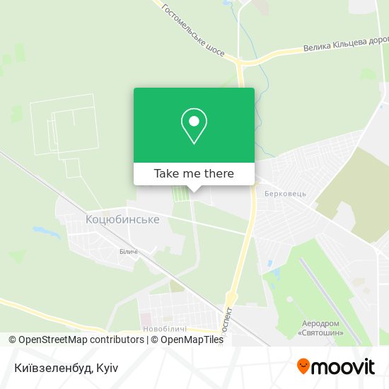 Карта Київзеленбуд