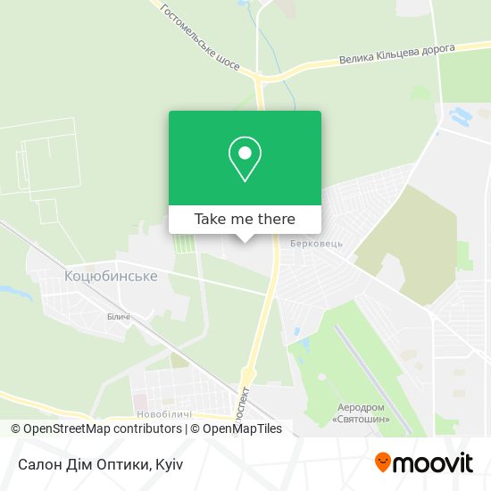 Салон Дім Оптики map
