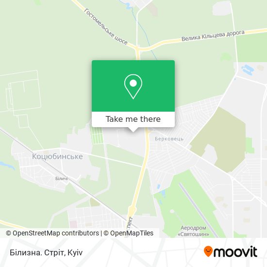Білизна. Стріт map