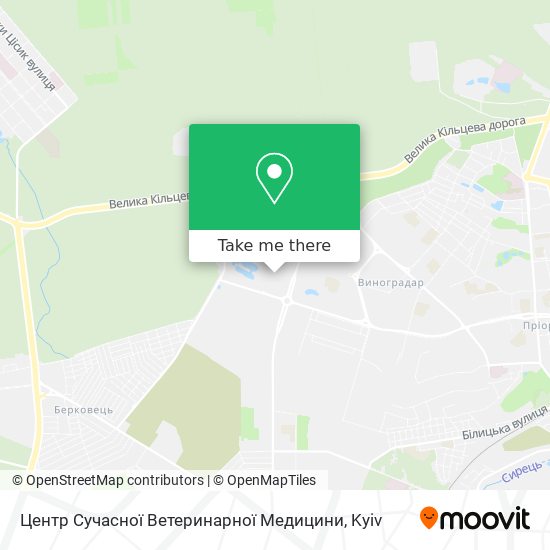 Центр Сучасної Ветеринарної Медицини map