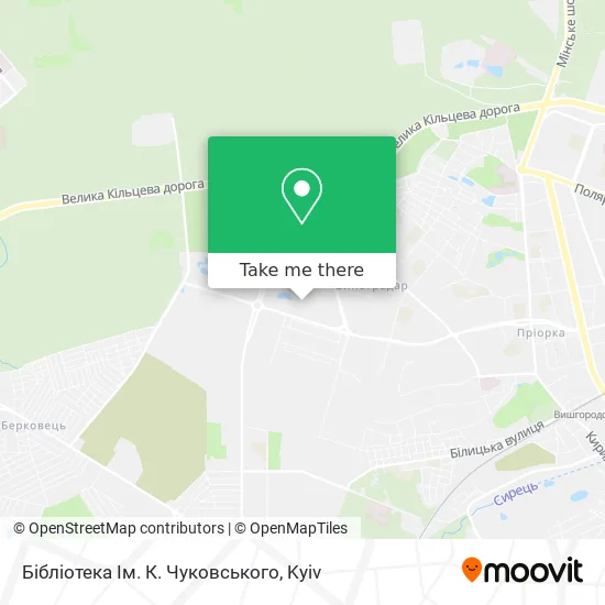 Бібліотека Ім. К. Чуковського map