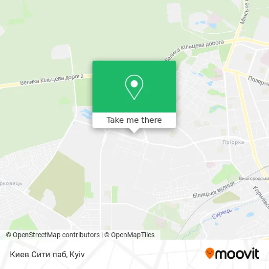 Киев Сити паб map