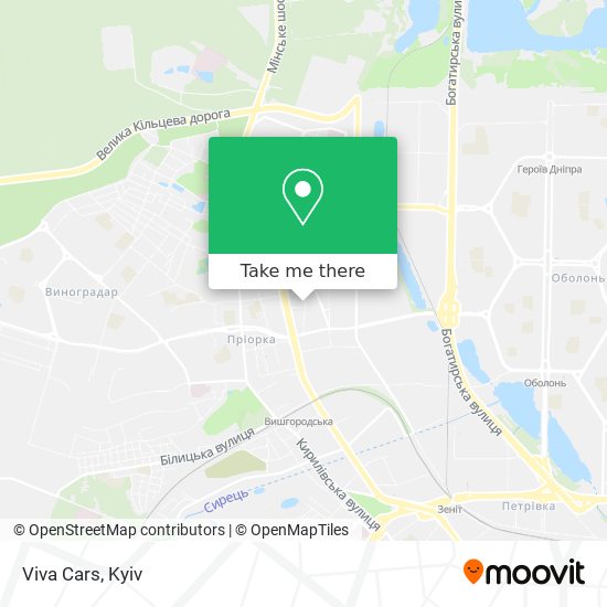 Viva Cars map