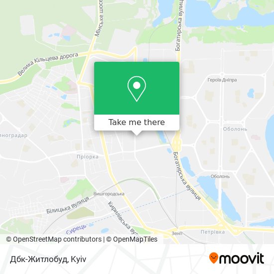 Дбк-Житлобуд map