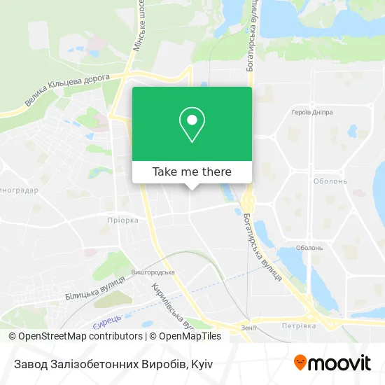 Карта Завод Залізобетонних Виробів