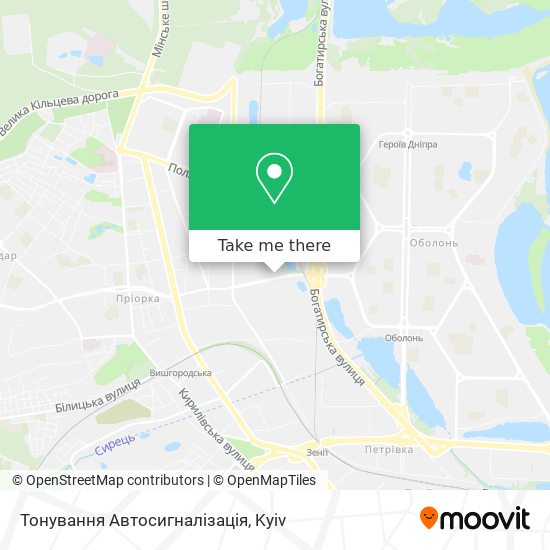 Тонування Автосигналізація map