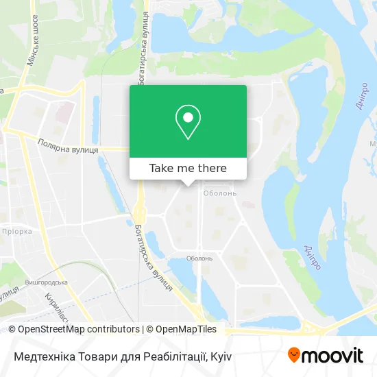 Медтехніка Товари для Реабілітації map