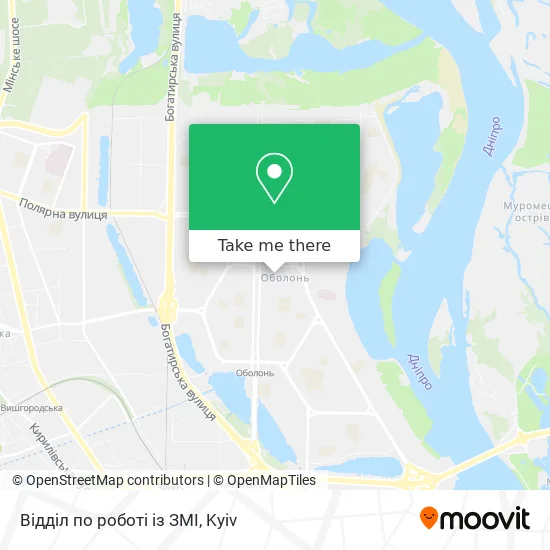 Карта Відділ по роботі із ЗМІ