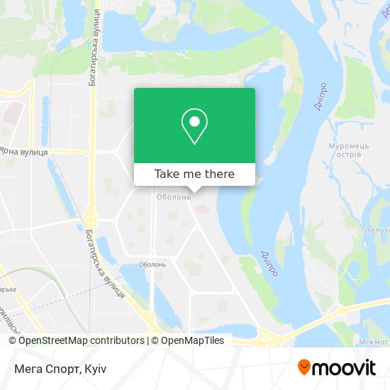 Мега Спорт map