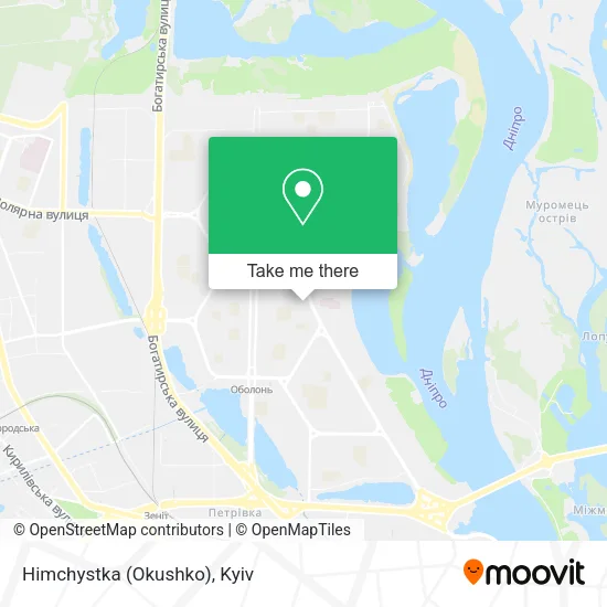 Карта Himchystka (Okushko)