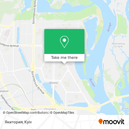 Якитория map