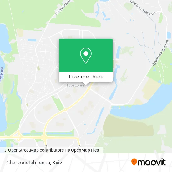 Карта Chervonetabilenka