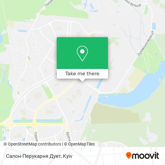 Салон-Перукарня Дует map